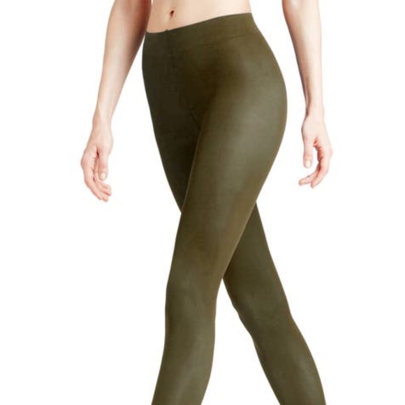 Olive army green leggings tights stocking - Picture 1 of 3